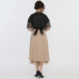 form forma  【ドレス3点SET】裾チュール　ベージュ/M