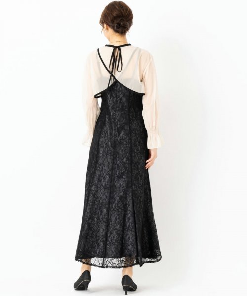 Select Shop  3wayボレロマーメイドドレス　ブラック/LL