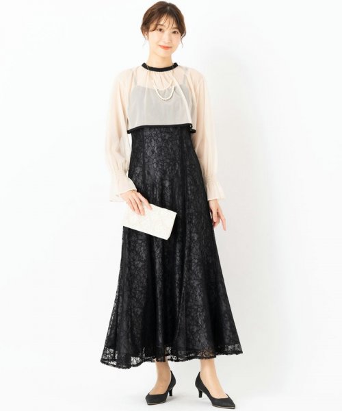 Select Shop  3wayボレロマーメイドドレス　ブラック/S