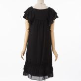 組曲  クミキョク　2段刺繍ドレス　ブラック/M