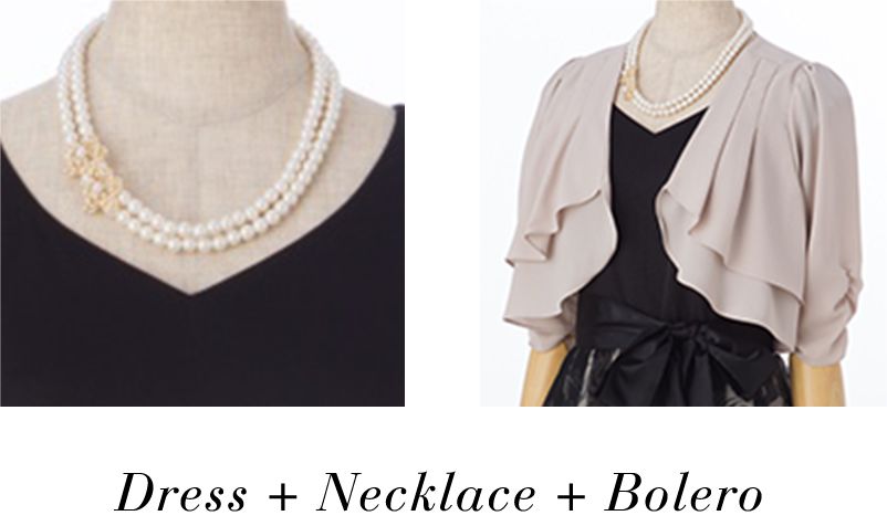 Dress + Necklace + Bolero
