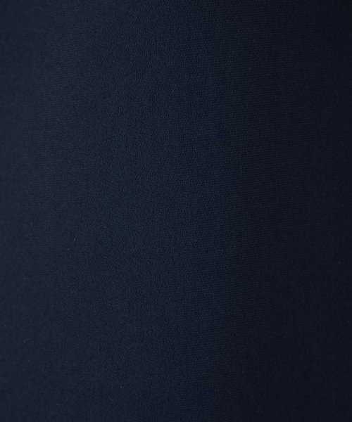 Demi-Luxe BEAMS  【プレミアムスーツ2点SET】ラッフルスリーブブラウス&タックパンツセットアップ　ネイビー/S