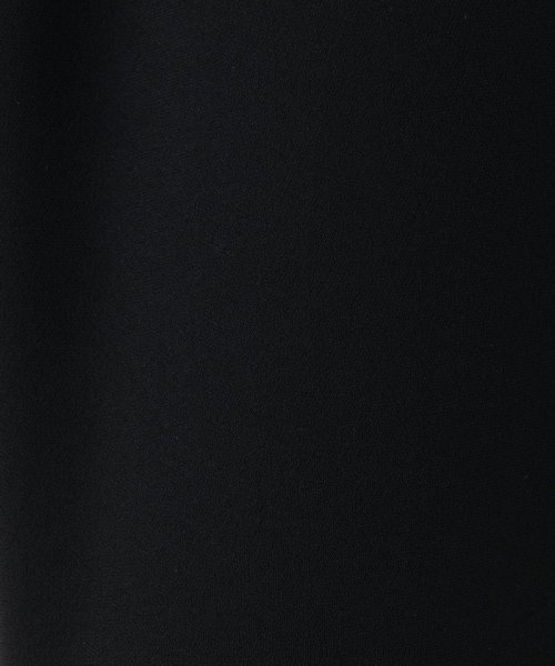 Demi-Luxe BEAMS  【プレミアムスーツ2点SET】ジャカードトップス&1タック パンツ 　ブラック/M