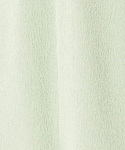Aimer  【プレミアムドレスドレス3点セット】エメ　レースケープ風スリーブサテンドレス　ライトグリーン/M
