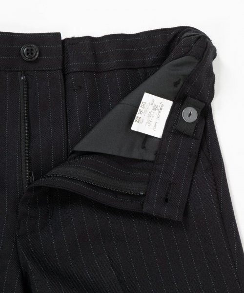 CHOPIN  【キッズスーツ4点SET】ショパン　2ボタンジャケット&クレリックシャツ　ブラック/120