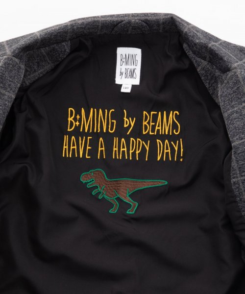 B:MING by BEAMS  【キッズスーツ4点SET】ビーミングバイビームス　ポンチジャケットスーツ　グレー/120
