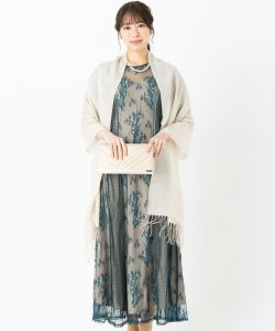 LAGUNAMOON  【ドレス3点セット】ラグナムーン　LADYパネルレースドレス　グリーン/M