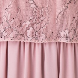 Aimer  【ドレス2点セット】エメ　 レーストップス×テールスカートドレスセット　ピンク/L