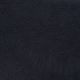 PREFERENCE  プリファレンス　レクタングル刺繍クラッチバッグ　ブラック