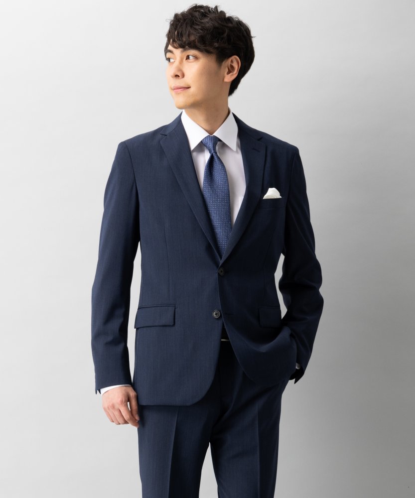 【人気】アクアスキュータム　金ボタン　紺ブレザー　スーツ　セットアップ　M〜L