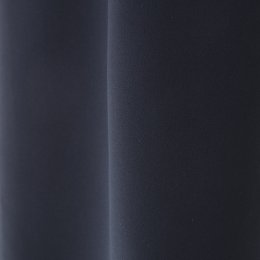 Aimer  エメ　5分袖セットアップ風サテン梨地ドレス　ネイビー/L