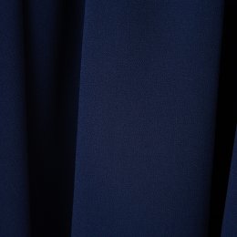 Aimer  エメ　刺繍シフォン袖付きドレス　ネイビー/S-M
