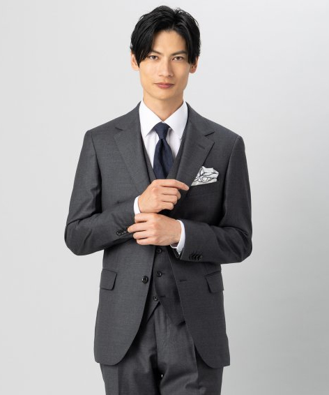 【新品】バーニーズ グレー スーツ Lサイズ