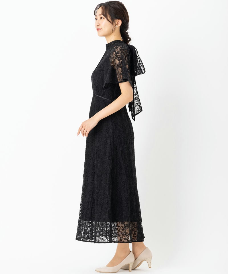 【美品】FRAY I.D フローティング刺繍ドレス Mサイズ 黒