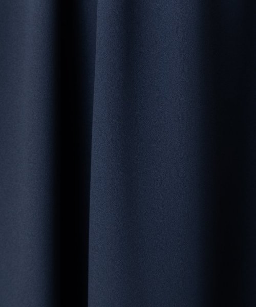 Aimer  エメ　フリルネックトップス付きVネックドレス　ネイビー/M