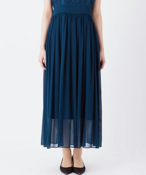 Je super  【ドレス3点セット】ジュシュペール　ニードルレースドレス　ブルーグリーン/M-L