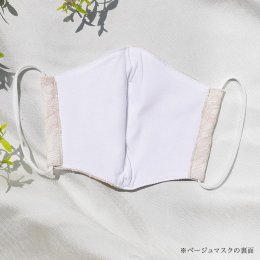 EMMEL REFINES  【マスク・ドレスセット】フラワージャカード フィット&フレア ワンピース　ネイビー/M