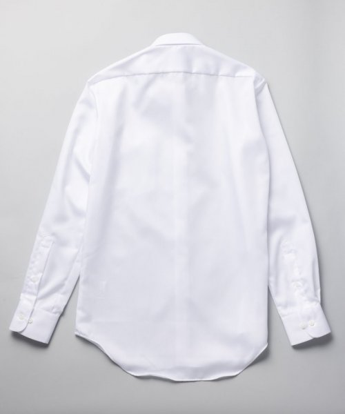 Select Shop  レギュラーフィットセミワイドカラーブロードシャツ　ホワイト/LL-3L(44-84)