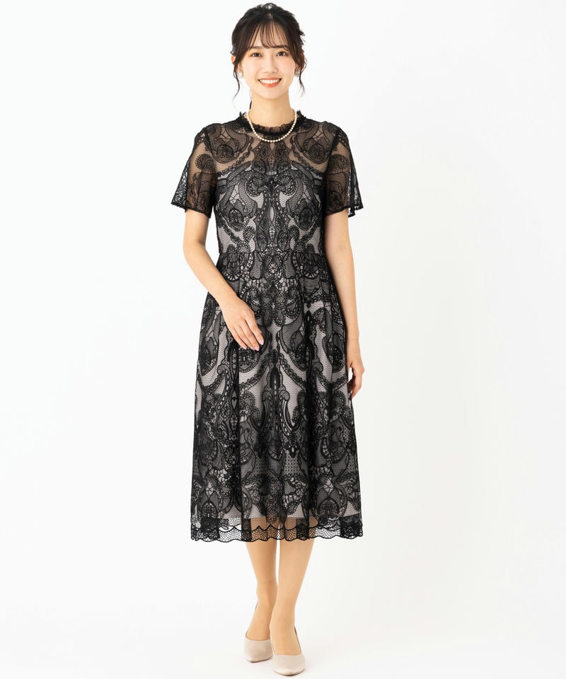ケイトスペード　ドレス　ブラック　サイズ2 S M フリル