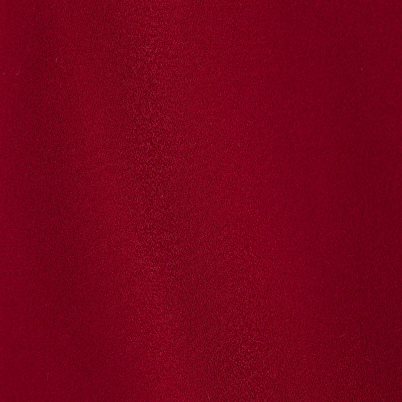 Aimer エメ セットアップ風ラッフルスリーブドレス ワインレッド/S-M