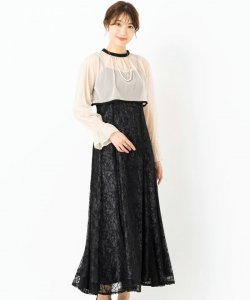 3wayボレロマーメイドドレス　ブラック/M
