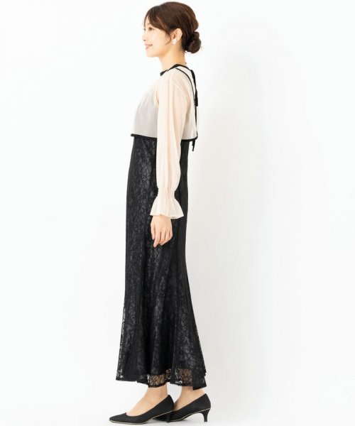 Select Shop  3wayボレロマーメイドドレス　ブラック/L