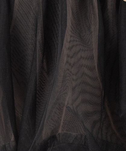 Dorry･Doll  ドリードール　オフショルチュールトップセットパンツドレス　ブラック/M