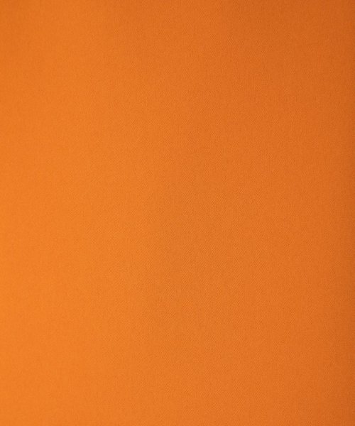 Aimer  Vネックレース×サテンタイトラインスリットドレス　オレンジ/M