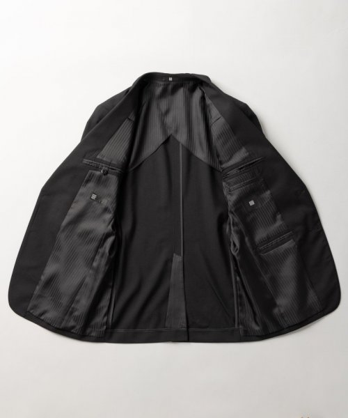 SUIT SELECT  スーツセレクト　スリムフィットスリーピーススーツ　ブラック/Y4