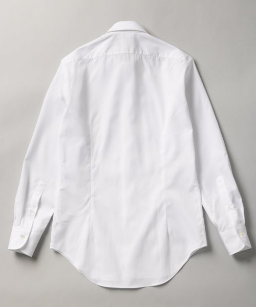 Maker's Shirt 鎌倉  ブロードクロスセミワイドカラーシャツ　ホワイト/M(39-83)