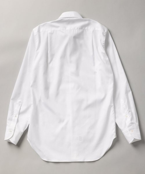 HITOYOSHI  ヒトヨシ　コンフォートフィットブロードセミワイドカラーシャツ　ホワイト/L(41-84)
