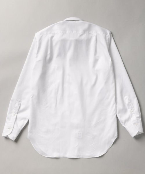 HITOYOSHI  ヒトヨシ　コンフォートフィットマイクロツイルワイドカラーシャツ　ホワイト/M(39-84)