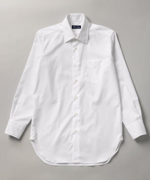 La Fête Bleu  ラフェッタブルー　レギュラーフィットブロードレギュラーカラーシャツ　ホワイト/M-L(40-84)