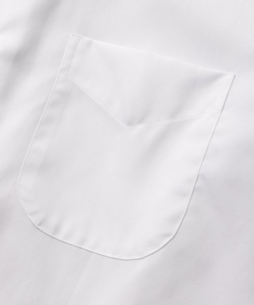 La Fête Bleu  ラフェッタブルー　レギュラーフィットブロードレギュラーカラーシャツ　ホワイト/M-L(40-82)