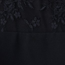 Select Shop  レース切替ワイドパンツドレス　ブラック/3L