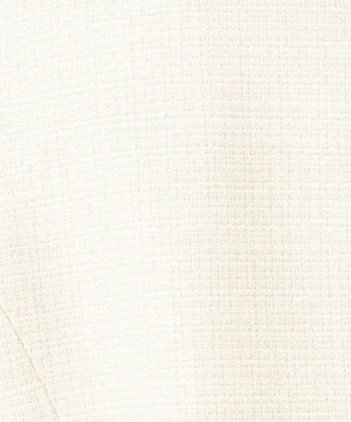 東京ソワール  【スーツ2点SET】ツイードジャケット&スカートセットアップスーツ　ベージュ/L