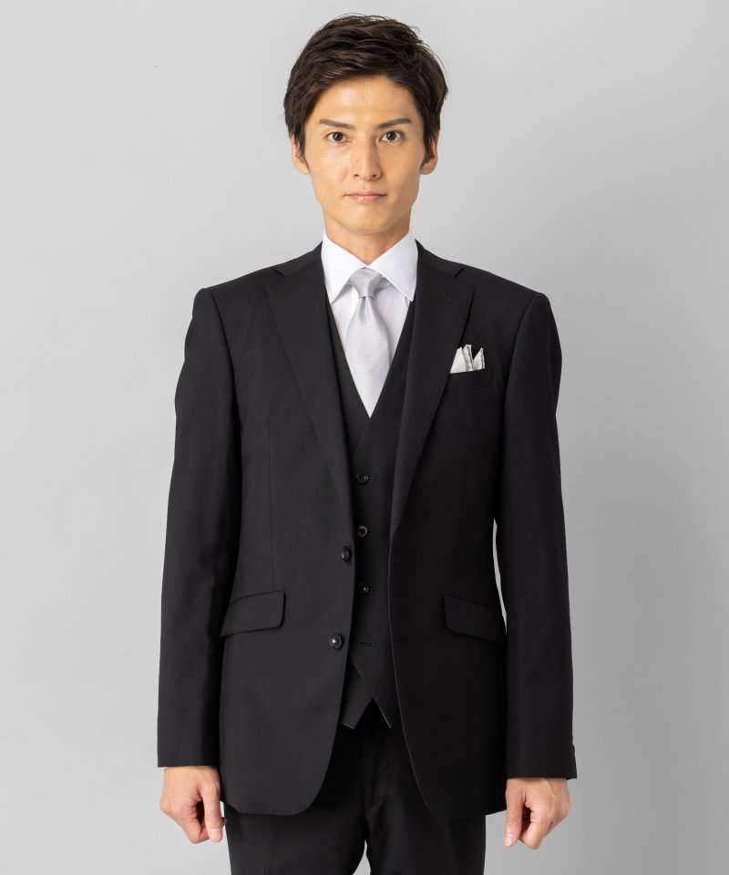 【美品】パーフェクトスーツファクトリー　セットアップ　スリーピース　スーツ　Y5