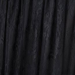 Je super  【マスク・ドレスセット】ジュシュペール　 総レースドット7分袖ドレス　ブラック/M