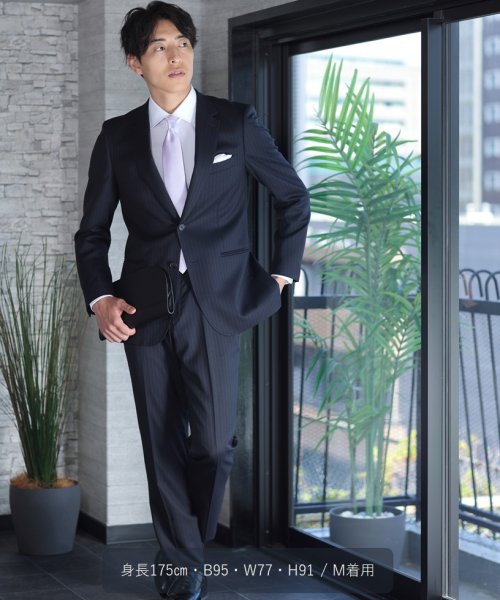 【新品・半額以下】ポールスミス スーツ 日本製メンズビジネス濃紺L2/AB6