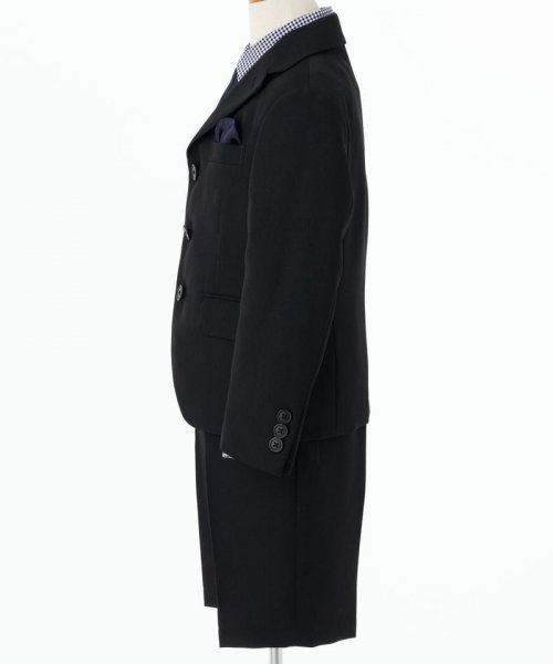 Select Shop  【キッズスーツ5点SET】テーラードジャケット&ショートパンツ　ブラック/110