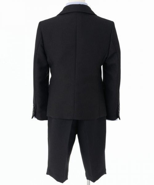 Select Shop  【キッズスーツ5点SET】テーラードジャケットジャケット&ショートパンツ ブラック×サックス/120