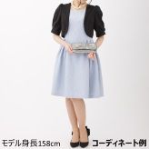 ASHILL  アシール　サテン5分袖ボレロジャケット　ブラック/M
