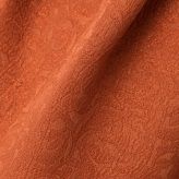 STRAWBERRY-FIELDS  ストロベリーフィールズ　光沢刺繍ドレス　オレンジ/S-M